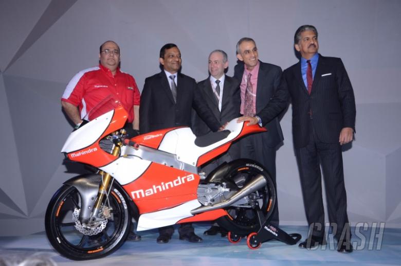 Mahindra unveils 2016 Moto3 racer