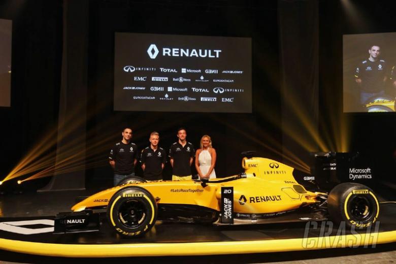 Renault unveils livery on eve of F1 comeback