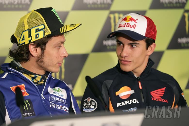 Rossi and Marquez, French MotoGP