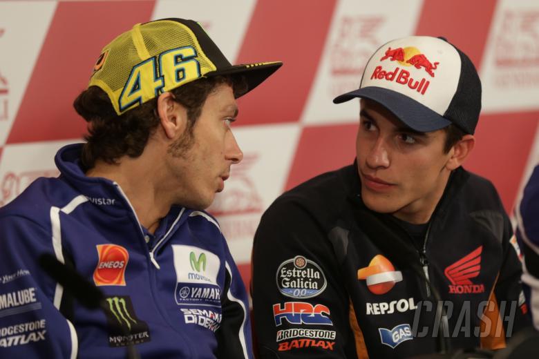 Rossi and Marquez, Valencia MotoGP