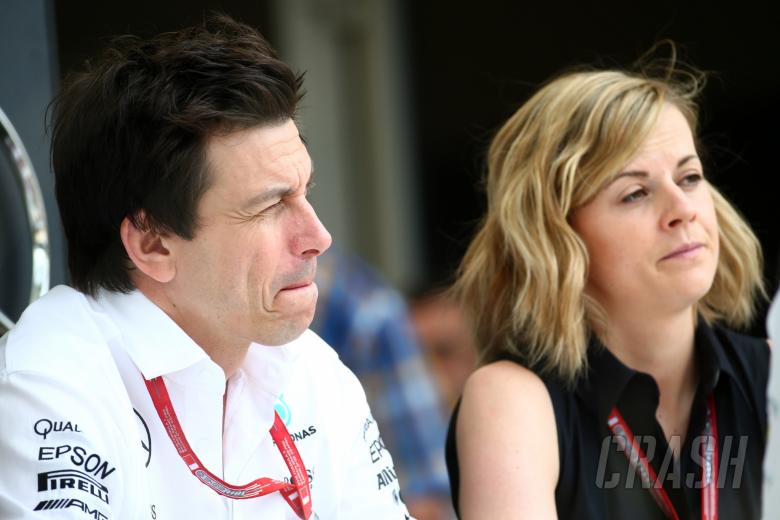  - Toto Wolff (GER) Mercedes AMG F1 Shareholder and Executive Director and Susie Wolff