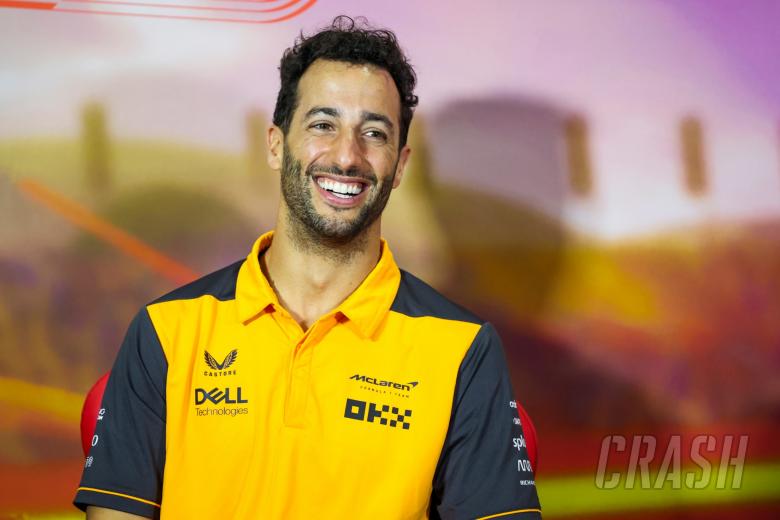 Daniel Ricciardo (AUS) McLaren in the FIA Press Conference. Formula 1 World Championship, Rd 6, Spanish Grand Prix,