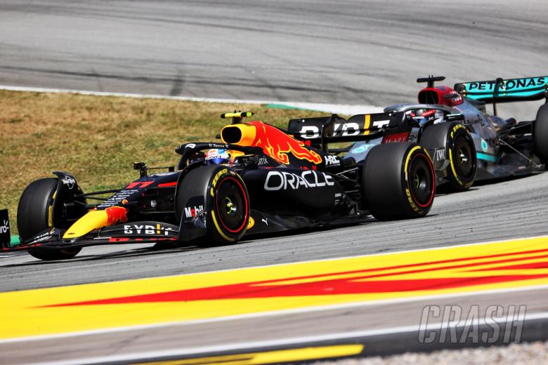 Sergio Perez (MEX) Red Bull Racing RB18. Formula 1 World Championship, Rd 6, Spanish Grand Prix, Barcelona, Spain, Race