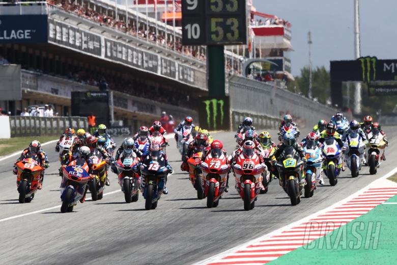 Jake Dixon race start, Moto2 race, Catalunya MotoGP, 5 June