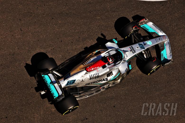 George Russell (GBR) Mercedes AMG F1 W13. Formula 1 World Championship, Rd 8, Azerbaijan Grand Prix, Baku Street Circuit,