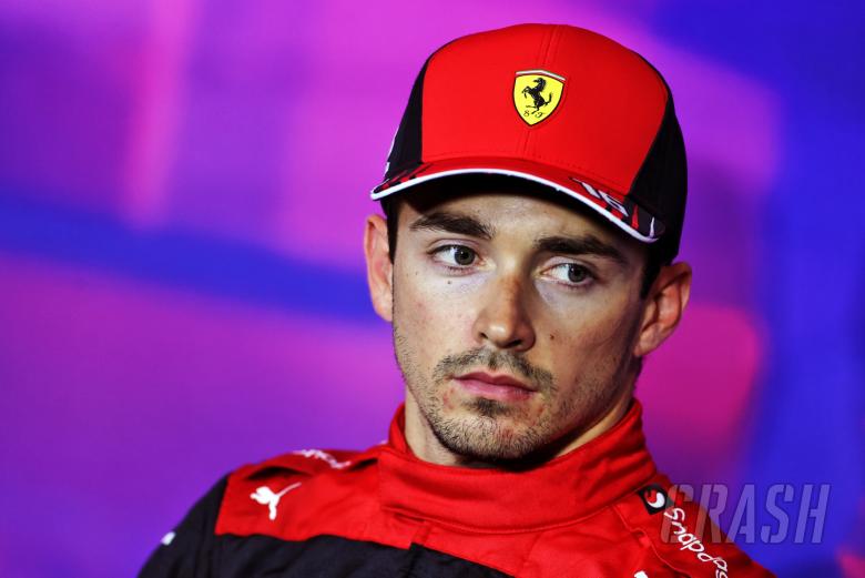 Charles Leclerc (MON) Ferrari in the post qualifying FIA Press Conference. Formula 1 World Championship, Rd 10, British