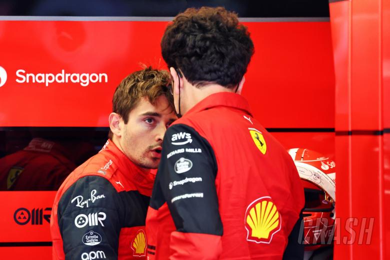 (L to R): Charles Leclerc (MON) Ferrari and Mattia Binotto (ITA) Ferrari Team Principal. Formula 1 World Championship, Rd