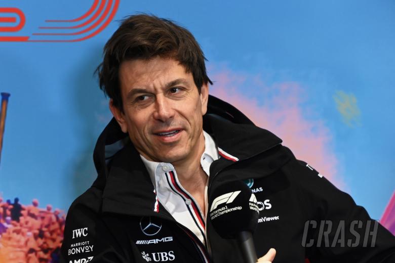 Toto Wolff (GER) Mercedes AMG F1 Shareholder and Executive Director in the FIA Press Conference. Formula 1 World