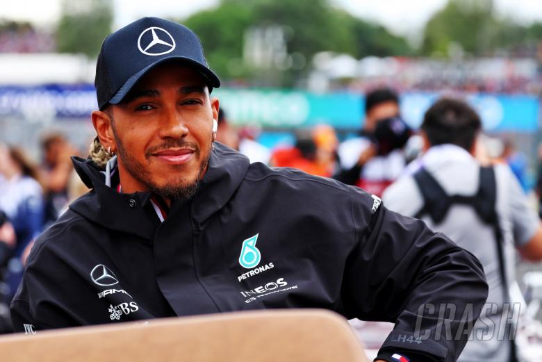 Lewis Hamilton (GBR) Mercedes AMG F1 on the drivers parade. Formula 1 World Championship, Rd 13, Hungarian Grand Prix,