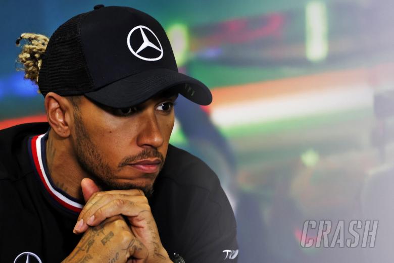 Lewis Hamilton (GBR) Mercedes AMG F1 in the post race FIA Press Conference. Formula 1 World Championship, Rd 13, Hungarian