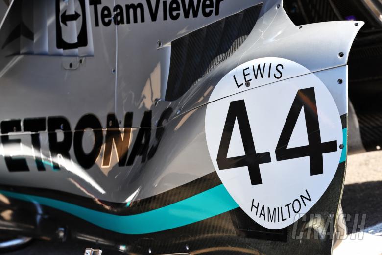 Lewis Hamilton (GBR) Mercedes AMG F1 W13 sidepod and engine cover - retro number. Formula 1 World Championship, Rd 14,