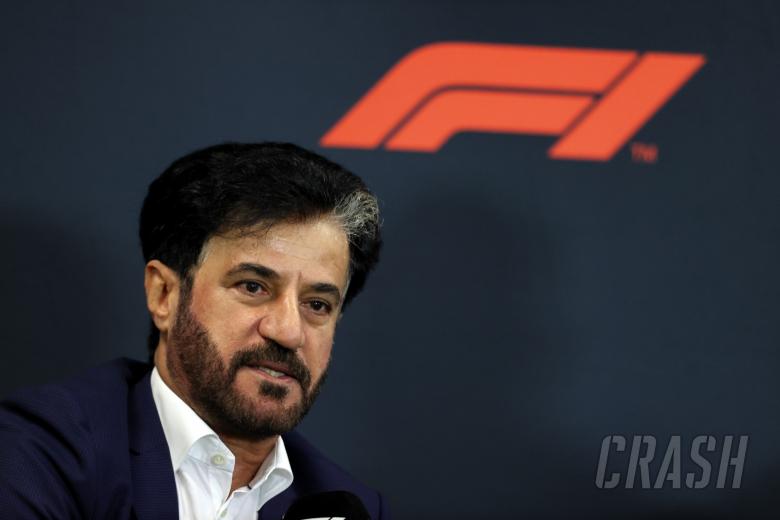 Mohammed Bin Sulayem (UAE) FIA President at a press conference announcing that Audi has officially registered as an F1