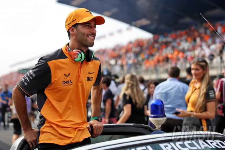 Daniel Ricciardo (AUS) McLaren on the drivers parade. Formula 1 World Championship, Rd 14, Dutch Grand Prix, Zandvoort,