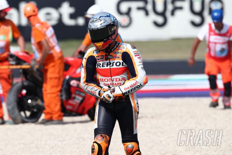 Pol Espargaro crash, MotoGP race, San Marino MotoGP, 4 September