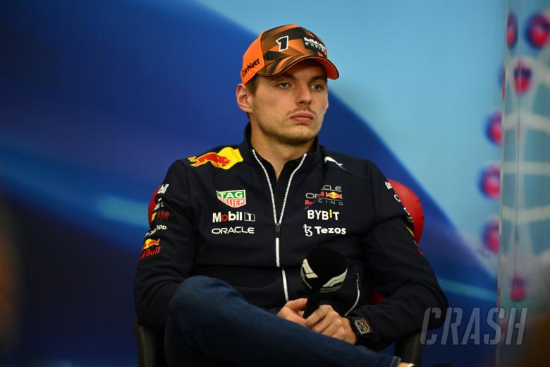 Max Verstappen (NLD) Red Bull Racing in the FIA Press Conference. Formula 1 World Championship, Rd 18, Japanese Grand