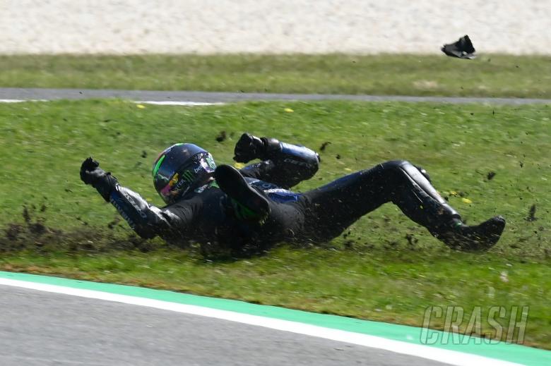 Franco Morbidelli crash, MotoGP race, Australian MotoGP, 16 October