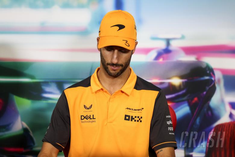 Daniel Ricciardo (AUS) McLaren in the FIA Press Conference. Formula 1 World Championship, Rd 20, Mexican Grand Prix,