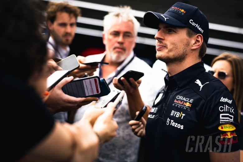 Max Verstappen (NLD) Red Bull Racing with the media. Formula 1 World Championship, Rd 20, Mexican Grand Prix, Mexico City,