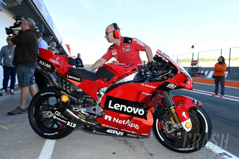 Ducati bike, Valencia MotoGP test, 8 November