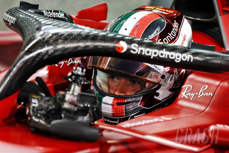 Charles Leclerc (MON) Ferrari F1-75 in qualifying parc ferme. Formula 1 World Championship, Rd 22, Abu Dhabi Grand Prix,