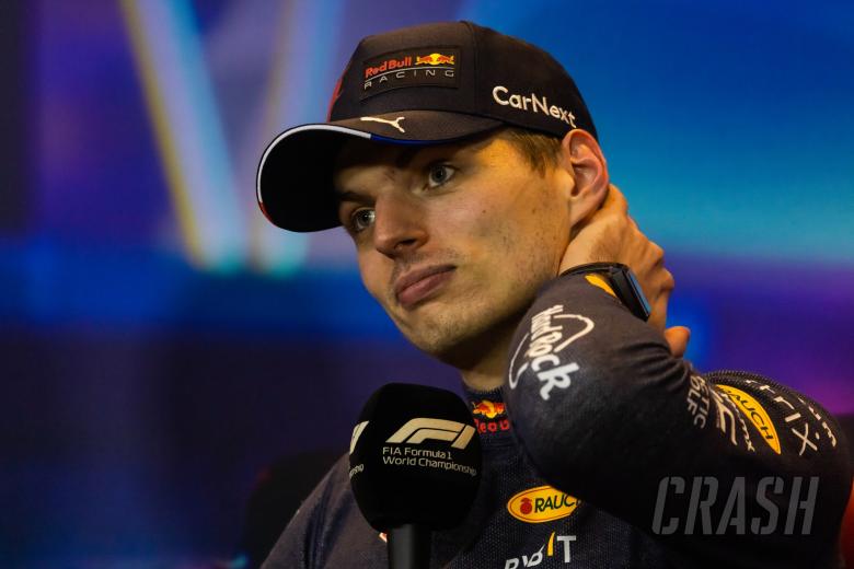 Max Verstappen (NLD) Red Bull Racing in the post race FIA Press Conference. Formula 1 World Championship, Rd 22, Abu Dhabi