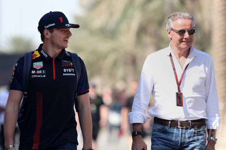 (L to R): Max Verstappen (NLD) Red Bull Racing with Raymond Vermeulen (NLD) Driver Manager. Formula 1 World Championship,