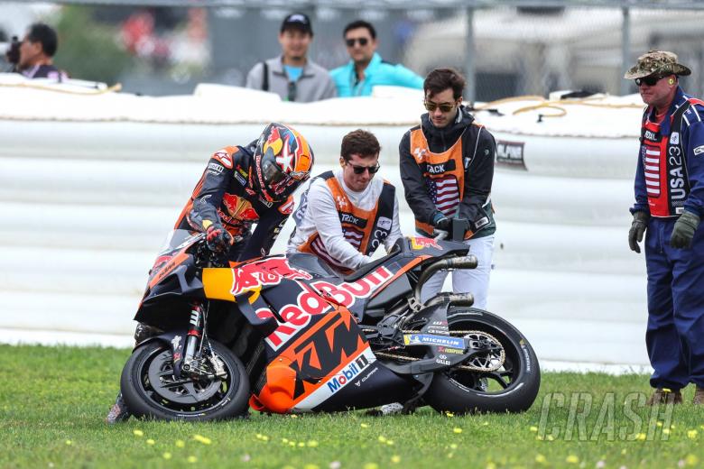 Jack Miller after crash, MotoGP, Grand Prix Of The Americas, 15 April