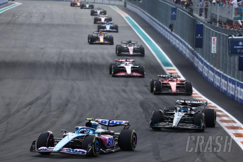 Pierre Gasly (FRA) Alpine F1 Team A523. Formula 1 World Championship, Rd 5, Miami Grand Prix, Miami, Florida, USA, Race