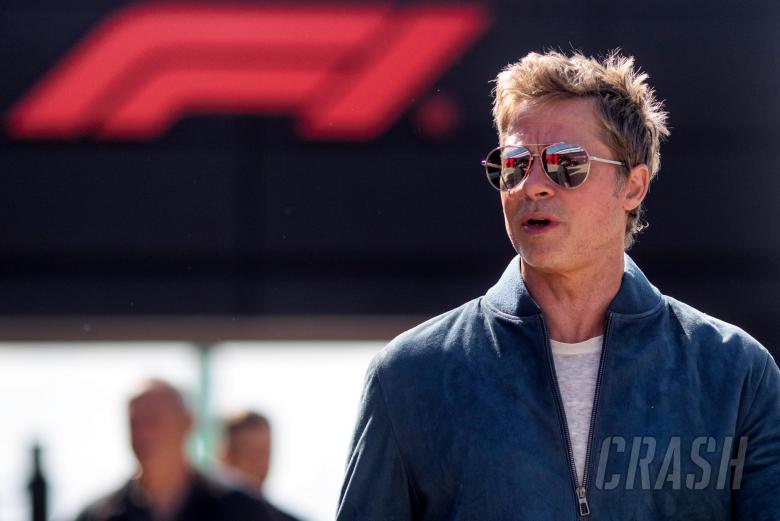 Brad Pitt (USA) Actor. Formula 1 World Championship, Rd 11, British Grand Prix, Silverstone, England, Preparation Day.
-