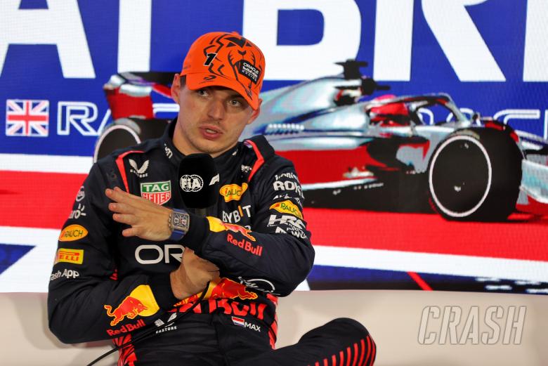 Max Verstappen (NLD) Red Bull Racing in the post qualifying FIA Press Conference. Formula 1 World Championship, Rd 11,