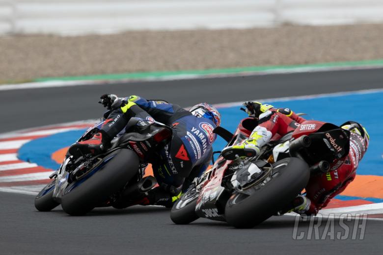 Toprak Razgatlioglu, Alvaro Bautista, Race 2, Czech WorldSBK, 30 July