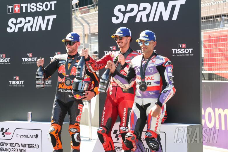 Francesco Bagnaia, Brad Binder, Jorge Martin, MotoGP sprint race, Austrian MotoGP, 19 August