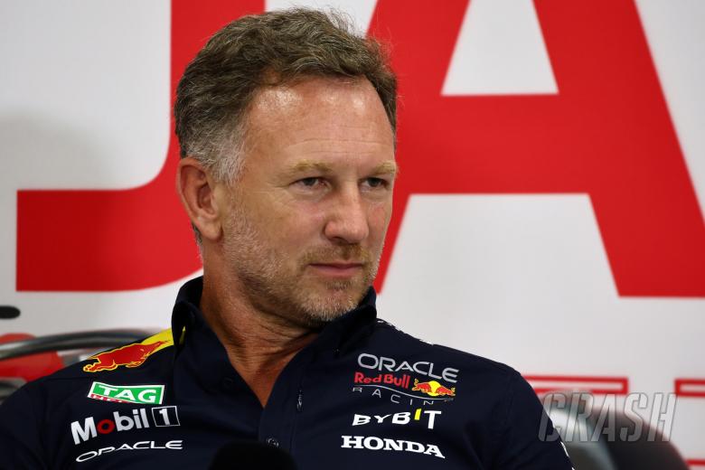 Christian Horner (GBR) Red Bull Racing Team Principal in the FIA Press Conference. Formula 1 World Championship, Rd 17,