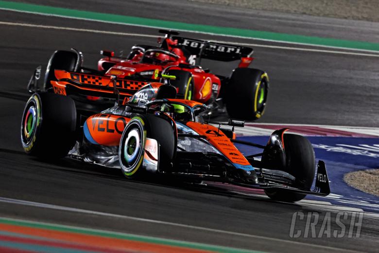 Lando Norris (GBR) McLaren MCL60. Formula 1 World Championship, Rd 18, Qatar Grand Prix, Doha, Qatar, Race Day.
-