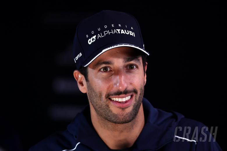 Daniel Ricciardo (AUS) AlphaTauri. Formula 1 World Championship, Rd 22, Las Vegas Grand Prix, Las Vegas, Nevada, USA,