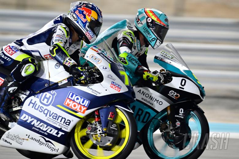 Ayumu Sasaki, Jaume Masia, Moto3 race, Qatar MotoGP, 19 November