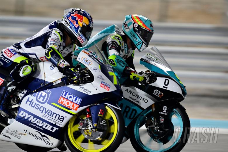 Jaume Masia, Ayumu Sasaki, Moto3 race, Qatar MotoGP 19 November