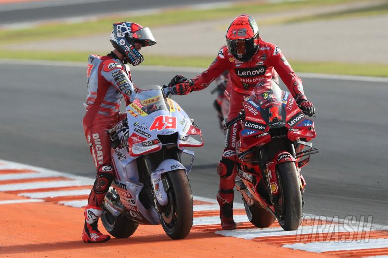 Francesco Bagnaia, Fabio Di Giannantonio, MotoGP race, Valencia MotoGP, 26 November