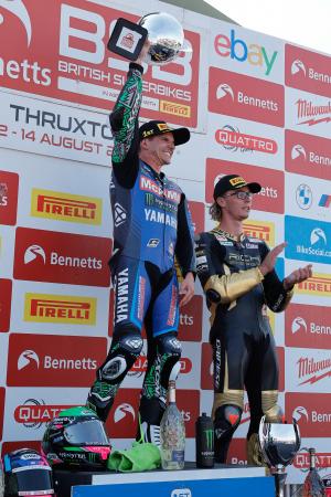 Thruxton 2022, 13th August, O'halloran and Ray, Podium, Race one
