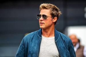 Brad Pitt (USA) Actor. Formula 1 World Championship, Rd 11, British Grand Prix, Silverstone, England, Preparation Day.
-