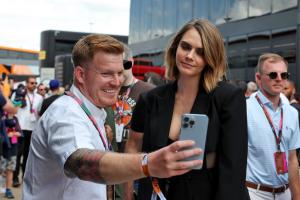 Cara Delevingne (GBR) Model and Actress. Formula 1 World Championship, Rd 11, British Grand Prix, Silverstone, England,