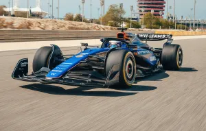 Williams' 2024 F1 car on track