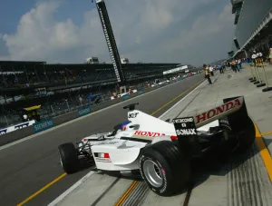 Jacques Villeneuve's lap of Indianapolis.
