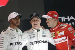 Hamilton, Bottas, Vettel