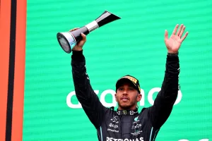 2nd place Lewis Hamilton (GBR) Mercedes AMG F1 W13. Formula 1 World Championship, Rd 13, Hungarian Grand Prix, Budapest,