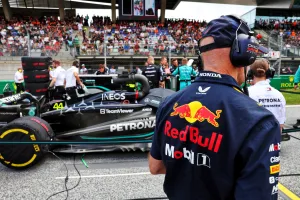 Adrian Newey (GBR) Red Bull Racing Chief Technical Officer on the grid. Formula 1 World Championship, Rd 10, Austrian