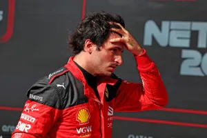 Carlos Sainz Jr (ESP) Ferrari in parc ferme. Formula 1 World Championship, Rd 19, United States Grand Prix, Austin, Texas,