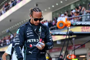 Lewis Hamilton (GBR) Mercedes AMG F1 on the grid. Formula 1 World Championship, Rd 20, Mexican Grand Prix, Mexico City,