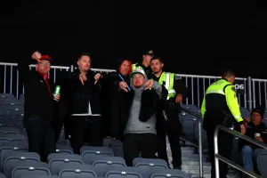 Fans show their displeasure as Police 