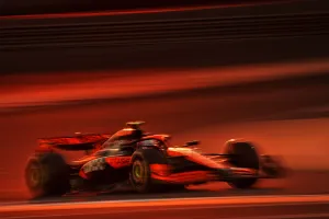 Lando Norris (GBR) McLaren MCL38. Formula 1 Testing, Sakhir, Bahrain, Day One.- www.xpbimages.com, EMail: